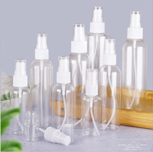 Spray de garrafas pet transparente com pulverizador fino, garrafas de plástico vazias para óleos essenciais, viagens, perfume 100 120ml, 80 200 ml 2024 - compre barato