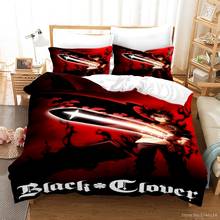2/3pcs Black Clover 3D Cartoon Printed Comforter Cover Set Duvet Cover Set Twin Full Queen King Size Bedding Set Bed Linens Gift 2024 - buy cheap