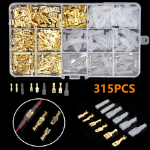 315PCS Insulated Female/Male Crimp Connector kit 2.8/4.8/6.3mm Spade Crimp Terminals Electrical Wire Connectors 2024 - buy cheap