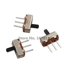 500PCS  SS12D00 Interruptor On-Off Mini Slide Switch 3pin 1P2T 2 Position Toggle Switch Handle Length:3MM/4MM/5MM 2024 - buy cheap