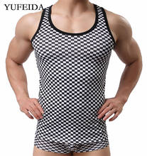 Mens Undershirts Breathable Sleeveless T-shirts Slim Fitness Tank Tops Vest Mens Clothes Set Underwear Boxer Shorts Sportwear 2024 - buy cheap