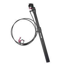 Canote de bicicleta remoto, 400mm/27.2mm, ajuste de linha de mountain bike, conta-gotas, banco 2024 - compre barato