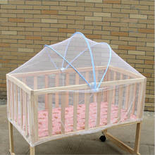 Baby Cradle Bed Mesh Mosquito Nets 2019 Foldable Summer Baby Arched Mosquitos Nets Portable Crib Netting For Infant Baby Cradle 2024 - buy cheap