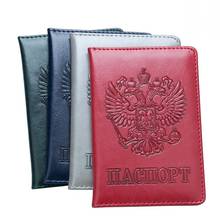 Russian Federation Passport cover High quality Women's Men's Credit card holder Travel Passport holder ID Card holder 2024 - buy cheap