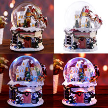 Globo de neve multifuncional 2021, 4 em 1, bola de cristal de resina para presente de aniversário e decoração de casamento 2024 - compre barato