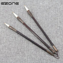 EZONE 1pc Wooden Writing Brush For Watercolor Ink Painting Chinese Calligraphy Practice Weasel Multiple Hairs Brush for Beginner 2024 - buy cheap