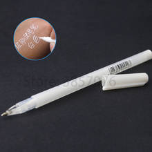 Nuevo marcador de cejas blanco, accesorios para tatuaje, marcador de piel para cirugía de tatuaje con micropúas, para suministros de maquillaje permanente piel sintetica microblading 2024 - compra barato
