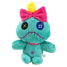 Игрушка детская Disney Stitch, мягкая набивная хлопковая кукла с мультяшными животными, плюшевая игрушка, модель подушки, подарок для детей, 27 см 2024 - купить недорого