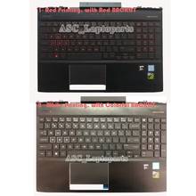 Capa e teclado para computador laptop, preto, com retroiluminação, compatível com hp omen 15-dc000 15t-dc000 15-dc0010nr 2024 - compre barato