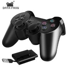 DATA FROG 2.4GHz Wireless Controller For Sony PS2 Gamepad Joystick Joypad For Sony Playstation PS2 Console For Sony PS3 For PC 2024 - buy cheap