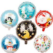 New 18-inch Christmas Aluminum Balloon Santa Claus Elk Penguin Christmas Party Decoration 2024 - buy cheap