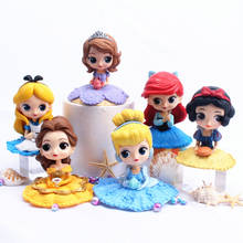 Disney q posket boneco da princesa sophia, boneco de brinquedo branco da neve para decoração de bolo 2024 - compre barato