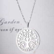 Special Design Charm Tree Of Life Pendant Necklace Fashion Stainless Steel Chain Cute Heart Women's Jewelry Bijoux femme Collier 2024 - buy cheap