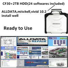 Alldata-todos los datos de reparación de automóviles, los últimos gráficos de cableado, Instalación en HDD de 2TB, cf30, 4g, listo para usar, 2021 2024 - compra barato