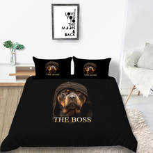 Thumbedding Dog Boss Bedding Set Hot Sale King Size Duvet Cover Fashionable Queen Double Full Twin Single Unique Design Bed Set 2024 - buy cheap