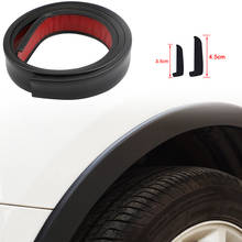 4pcs/set Soft Car Fender Flare Extension Wheel Eyebrow Protector Strip Automobile Wheel-arch Trim Car Decorative Strip Stickers 2024 - buy cheap
