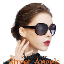 Round Sunglasses Women Gradient Black Oversized Sunglasses Retro Vintage Big Sun Glasses Shades For Women Zonnebril Dames 2024 - buy cheap