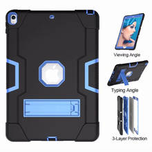 Capa para ipad ar 3 2019 3rd air3 pro 10.5 2017 a2123 a1709 caso duro pc tpu silicone à prova de choque suporte protetor escudo 2024 - compre barato