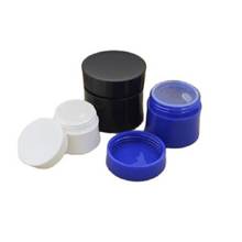 Tarros de plástico con forma de cintura estrecha para cosméticos, caja de embalaje de plástico, frasco vacío, botella azul de 30ML, 50G, lote de 30 Uds. 2024 - compra barato