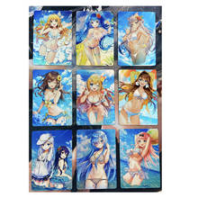 9pcs/set ACG Swimsuit girl Toys Hobbies Hobby Collectibles Game Collection Anime Cards 2024 - buy cheap