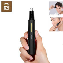 Xiaomi-cortadora de pelo de nariz eléctrica 2 en 1, afeitadora de cejas portátil, herramienta de limpieza segura e impermeable para hombres 2024 - compra barato