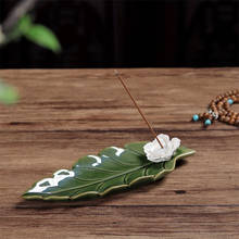 Ceramic Handmade Lotus Incense Burner Creative Joss Sticks Incense Holder Aromatherapy Censer Home Teahouse Decor Ornaments 2024 - buy cheap