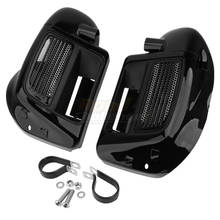 Pata de carenado inferior con ventilación para motocicleta Harley, pata de carenado refrigerada por agua para Touring Road King Electra Street Glide 2014-2020 2024 - compra barato