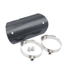 Moto Exhaust Muffler Middle Connection Link Pipe Protector Heat Shield Cover FOR Honda adv 150 cbf 150 xadv 750 cb 300r cb 250 2024 - купить недорого