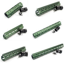 AR15 Olive Green  7'' 9'' 10'' 12'' 13.5'' 15'' Inch Free Float Style Keymod Handguard Rail Mount System Fit.223 2024 - buy cheap