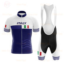 2020 ITALY Men's Summer Cycling Clothing Bike Bicycle Short Sleeve 19D GEL Cycling Jersey Set Ropa Ciclismo Maillot Uniform 2024 - buy cheap