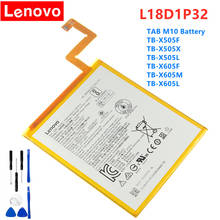 LENOVO Original  TAB M10 Battery For TB-X505F TB-X505X TB-X505L TB-X605F TB-X605M TB-X605L L18D1P32 4850mAh Tablet Battery +Tool 2024 - buy cheap