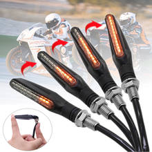 12V LED Motorcycle Turn Signal Pit Bike Moto Light Lightings For BMW F800GS K1200R K1600GTL R1100S RETROVISOR C650GT K75 GS 310 2024 - buy cheap