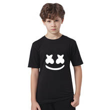 3 a 14 anos crianças t camisa doce banda dj impresso camiseta meninos meninas moda dos desenhos animados t camisas teen roupas 2024 - compre barato