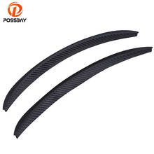 POSSBAY Car Imitation Carbon Fiber Fender Flare Wheel Lip Body Kit Universal Car Truck Mudguards Wheel Arch Extensions 2024 - buy cheap