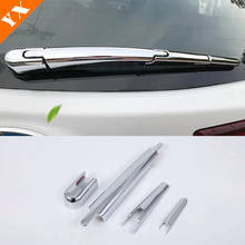 for Hyundai Kona Encino 2017 18 19 2020 Car Rear/Back Window Wiper Strip Cover Trim Car Styling Accessories ABS Chrome 4pcs 2024 - buy cheap