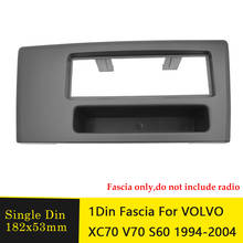 One Din Radio Fascia Car Multimedia Player Frame for Volvo XC70 V70 S60 GPS Navigation Headunit Stereo DVD Player Bezel Panel 2024 - buy cheap