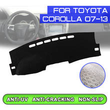 Car Dashboard Mat Anti-dirty Non-slip Dash Cover Mat UV Protection Shade for Toyota Corolla 2007 2008 2009 2010 2011 2012 2013 2024 - buy cheap