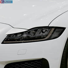 2 pçs carro farol película protetora proteção de vinil transparente preto tpu etiqueta para jaguar xf x260 2016-presente acessórios 2024 - compre barato