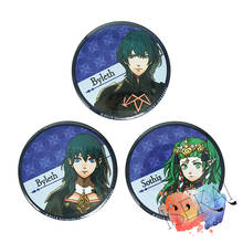 Emblema de fogo 50mm: threecasas anime game distintivo byleth soesta broche de metal 2024 - compre barato