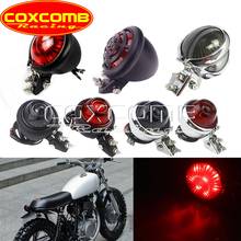 Mini moto vintage com led para freio traseiro, farol de freio traseiro para honda, suzuki, yamaha, bmw scrambler, dyna cruiser, cafe racer 2024 - compre barato