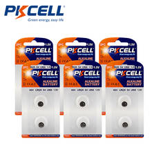 PKCELL-pilas alcalinas de botón para reloj, 1,5 V, AG4, SR626, 377, LR626, LR66, SR66, G4, 12 unidades/6 tarjetas 2024 - compra barato
