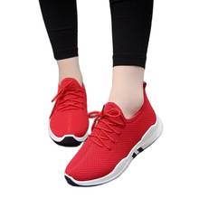 2021 Spring And Summer Men Couple Matching Shoes Comfortable Strap Students Running Shoes Sneakers Mesh Breathable Red Shoes 2024 - buy cheap