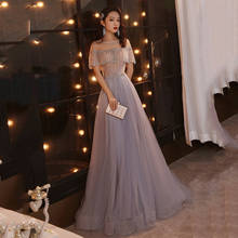 Evening Dress 2020 New Banquet Annual Meeting Dress Elegant Temperament Long Model Host Birthday Photo Fairy Dress 2024 - buy cheap