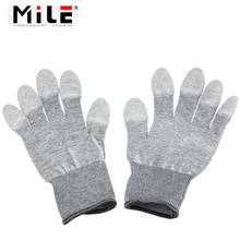 Mile 1 пара антистатические безопасные перчатки антистатические противоскользящие ПУ перчатки с верхним покрытием для электронных ремонтных работ 2024 - купить недорого