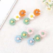 1PC Cute Resin Daisy Flower Sunflower Floral Hairpins Girls Women Hair Accessory Headwear Hair Clips 2024 - buy cheap