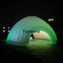 LED Inflatable Dome Tent Booth For Rental Business portable high quality White photobooth enclosure led inflatable dome tent 2024 - buy cheap