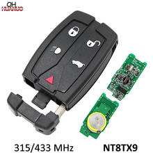 Mando a distancia con 5 botones, llave inteligente Fob, 315/433MHz, sin llave, para Land Rover LR2, NT8TX9 + llave pequeña sin cortar 2024 - compra barato