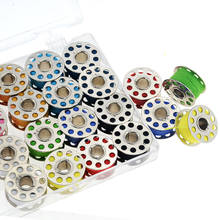 20Pcs Metal Sewing Machine Bobbins Spools With Colored Sewing Thread Plastic Storage Box For Home Sewing Accessories Tools 2024 - buy cheap