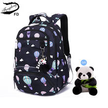 Fengdong mochila escolar para meninas, mochila escolar impermeável de kawaii, para crianças, presente para meninas 2024 - compre barato