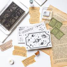 Sello Vintage Wish Grocery Store, serie Planet, sellos de goma esponjosa para álbum de recortes, papelería, sello estándar 2024 - compra barato